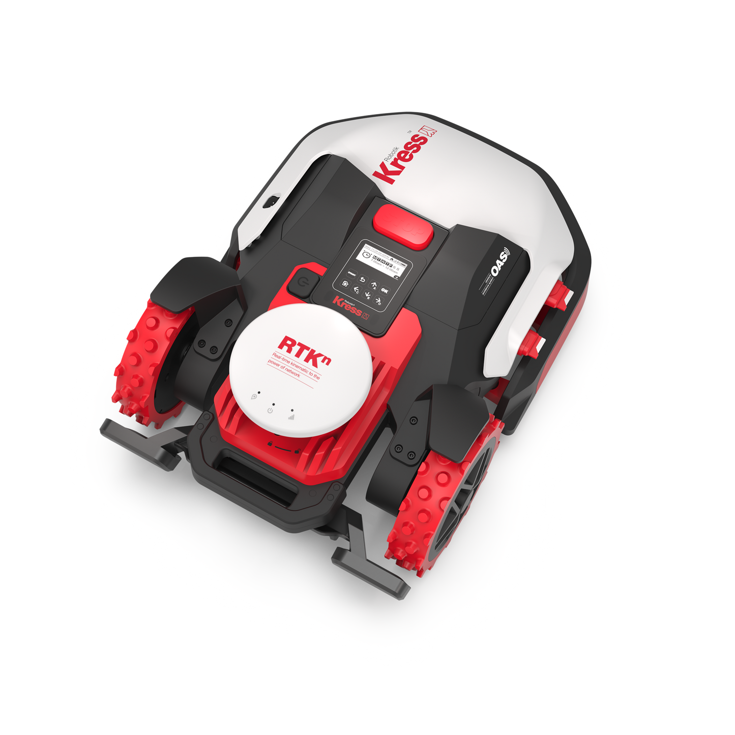 KR160E.A Robot cortacésped Kress RTKⁿ de 600 m² con OAS (Obstacle Avoidance System)
