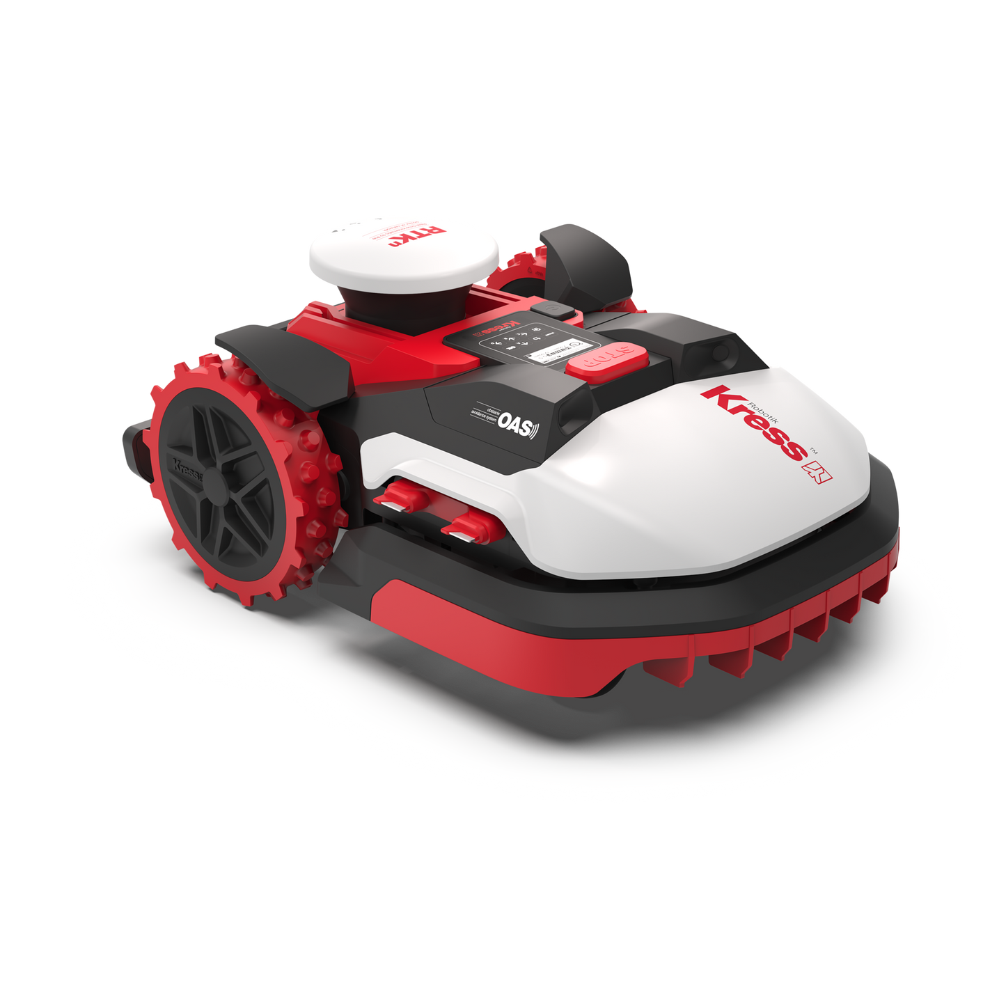 KR161E Kress RTKⁿ Robot cortacésped de 1.000 m² con OAS (Obstacle Avoidance System)